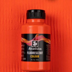 Fluroscent Color - 100 ml, Fire red